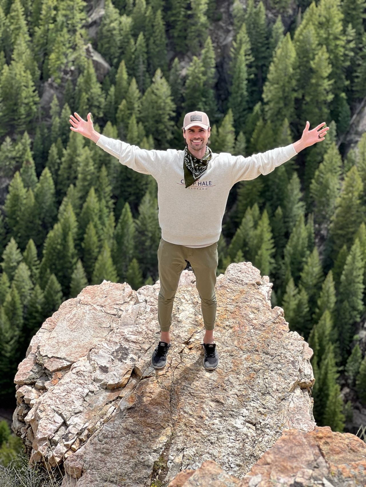 Jonathan Webb outdoors in nature